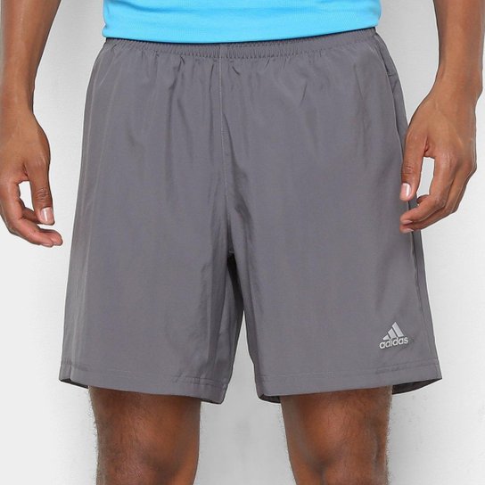 Bermuda Adidas Run Masculina - Chumbo