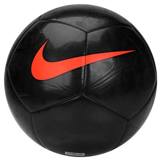 Bola Futebol Campo Nike Pitch Trainning - Preto+Laranja