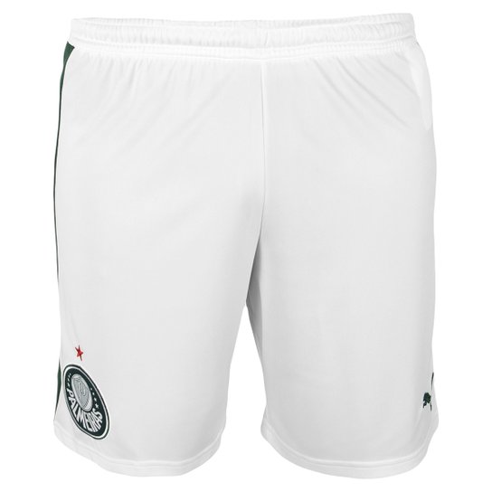 Calção Palmeiras Infantil I 19/20 Puma - Branco