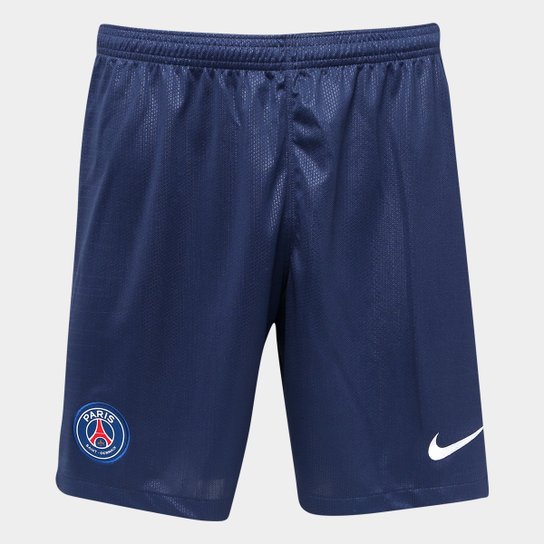 Calção Paris Saint-Germain Stad Nike Masculino - Marinho+Branco