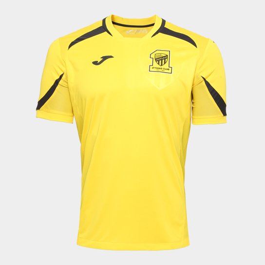 Camisa Ittihad Third 17/18 s/n°- Torcedor Joma Masculina - Amarelo