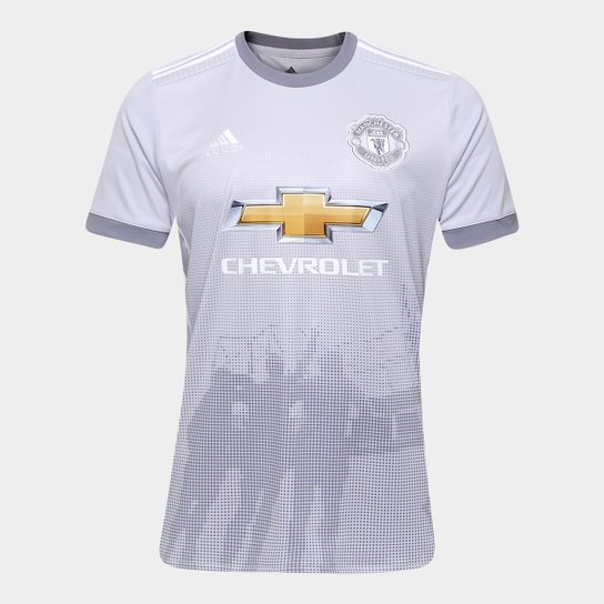 Camisa Manchester United Third 17/18 - S/N Torcedor Adidas Masculina - Cinza
