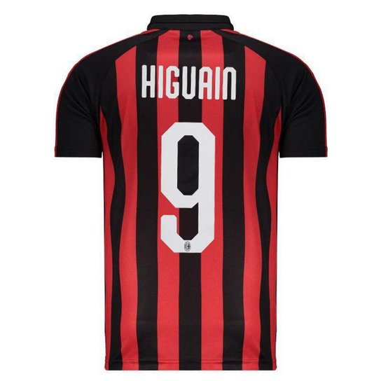 Camisa Milan Home 2018 s/n° - Torcedor Puma Masculina - Vermelho+Preto