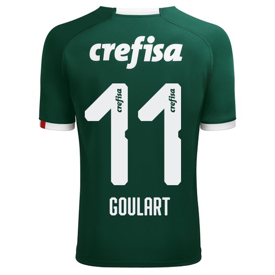 Camisa Palmeiras I 19/20 Goulart nº 11 - Torcedor Puma Masculina - Verde