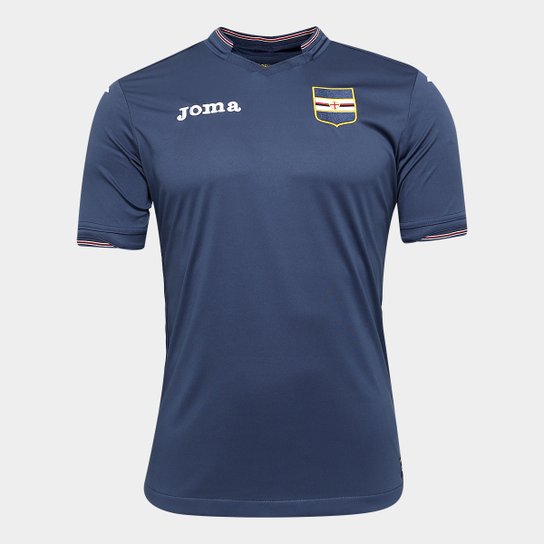 Camisa Sampdoria Third 17/18 s/n°- Torcedor Joma Masculina - Marinho
