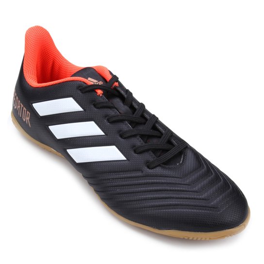 Chuteira Futsal Adidas Predator 18 4 IN Masculina - Preto