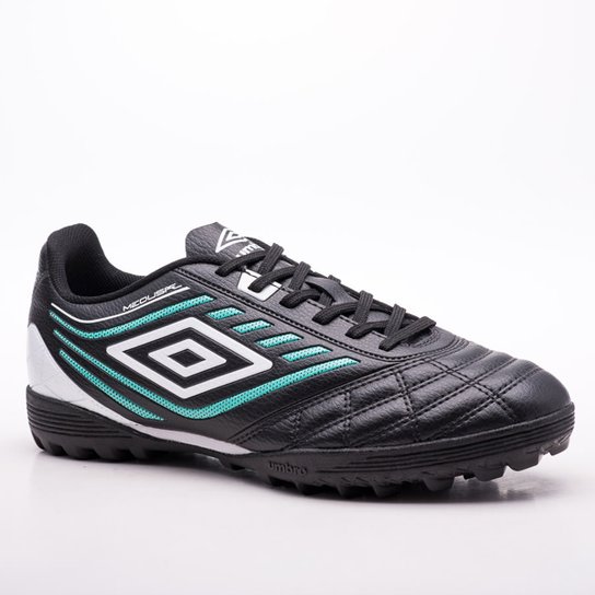 Chuteira Society Umbro Medusae Club - Preto+Branco