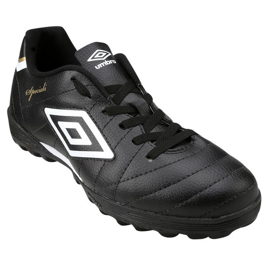 Chuteira Society Umbro Speciali Club - Preto+Branco