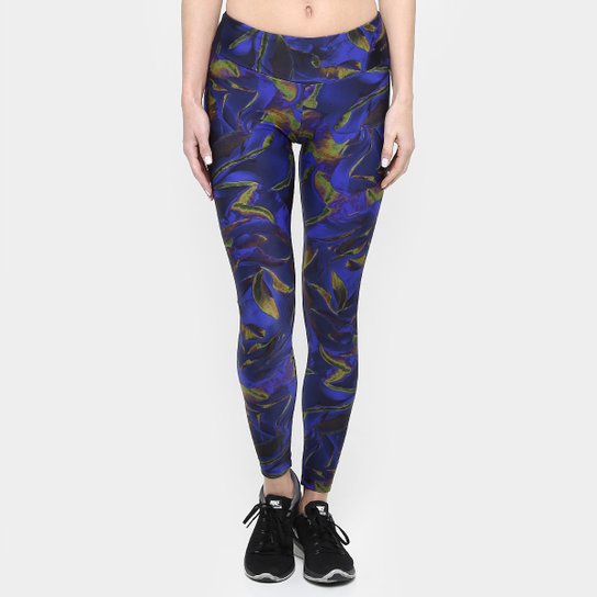 Legging Memo Estampada - Azul+amarelo