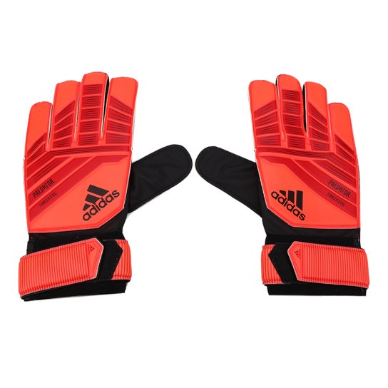 Luva de Goleiro Adidas Predator Training - Vermelho+Preto