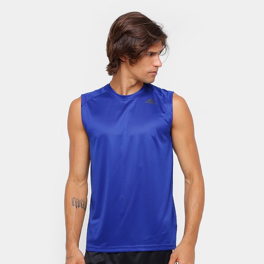Regata Adidas D2M Plain Masculina - Marinho