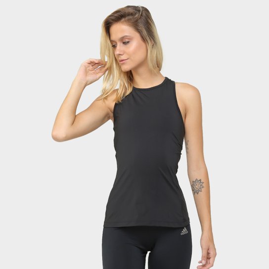 Regata Adidas Speed Fitted Feminina - Preto