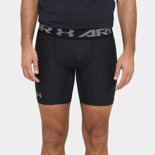 Short de Compressão Under Armour 2.0 Masculino - Preto+Cinza