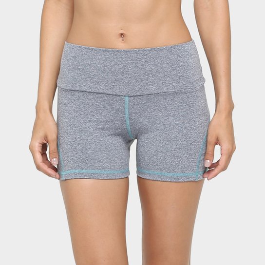 Short Fila Oasis 2 Feminino - Cinza+Azul Claro
