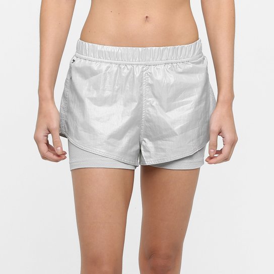 Short Fila Shine Light FXT Feminino - Prata