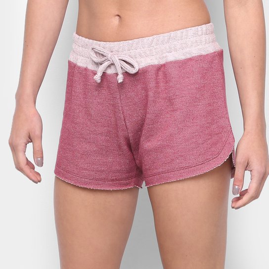 Short Gonew Mescla Feminino - Mescla+Vinho