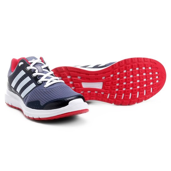 Tênis Adidas Duramo 7 Feminino - Chumbo+Vermelho