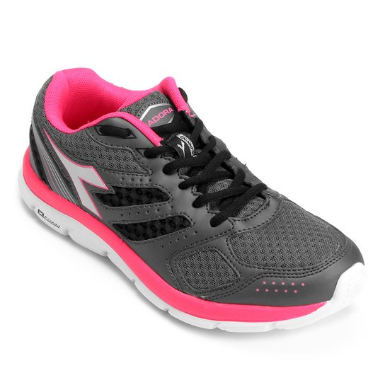 Tênis Diadora Legacy Feminino - Chumbo+Pink