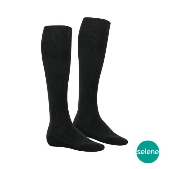 1 Par De Meia Masculina 3/4 De Compressão Moderada 5-10 mmHg