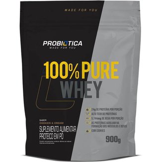 100% Pure Whey 900g refil - Probiótica