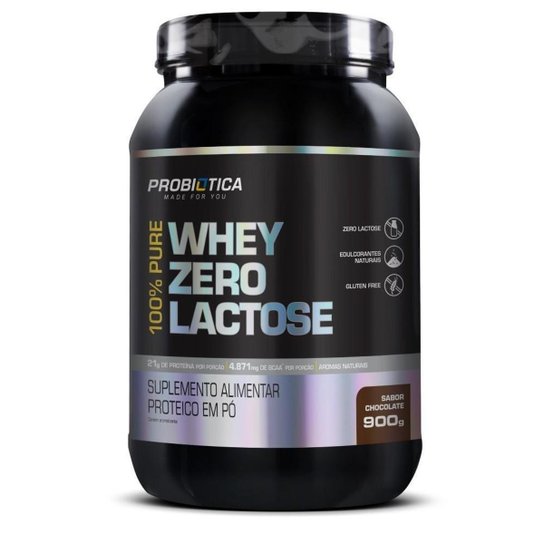 100% Pure Whey Zero Lactose 900g Probiótica