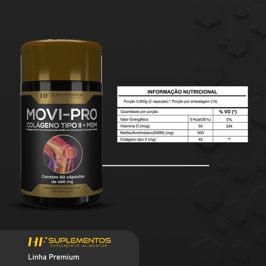 10X MOVI PRO HF SUPLEMENTOS PREMIUM 60 CAPS