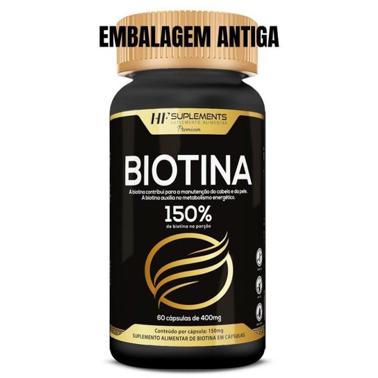 2X BIOTINA 150% PREMIUM 60CAPS HF SUPLEMENTOS