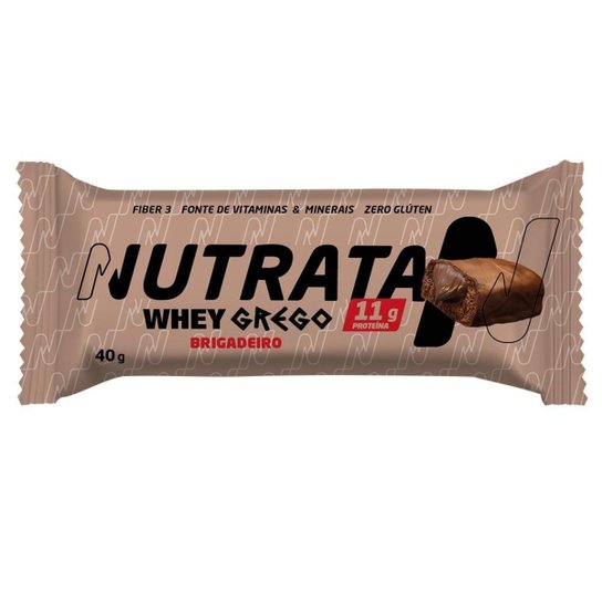 2x Grego Bar Brigadeiro - Nutrata 12 un.