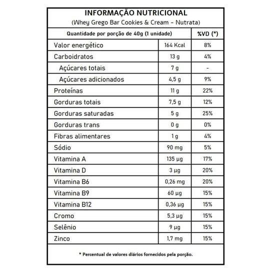 2x Grego Bar Cookies e Torta de Limão - Nutrata 12 un.