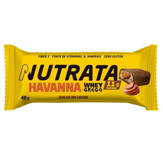 2x Grego Bar Havanna e Havanna com Morango - Nutrata 12 un.