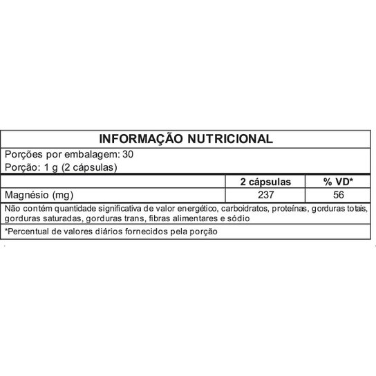 3x Magnésio Dimalato Premium 60 Cápsulas de 500mg Nataly