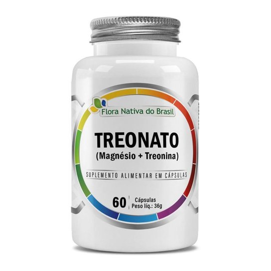 3x Magnésio L Treonato Puro Concentrado 180 Cápsulas 600mg Flora Nativa do Brasil