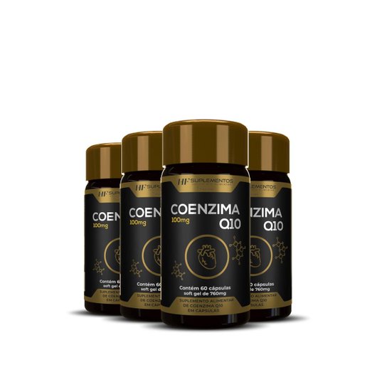 4X COENZIMA Q10 100MG 60CAPS HF SUPLEMENTOS