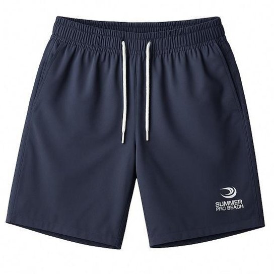 4x Shorts Summer Pro Beach Treino Academia Elastano