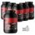 6x Whey Protein Fusion Isolate 900g - Kit Atacado Cx Fechada - Preto+Vermelho