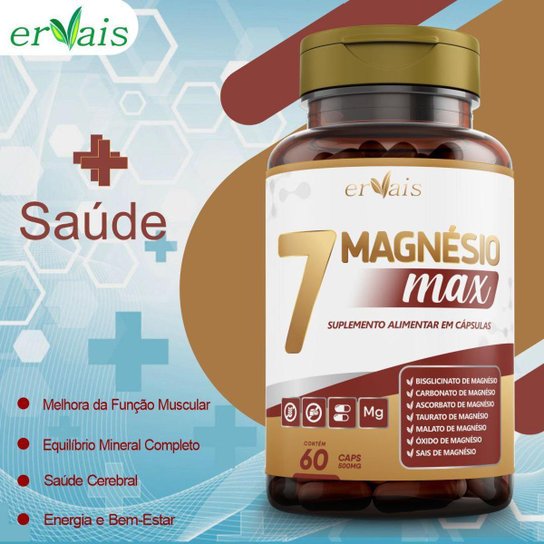 7 Magnésio Max - 2 Frascos