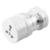 Adaptador Universal Bivolt Newlink Padrão Europeu Americano Ad101nl Branco - Branco