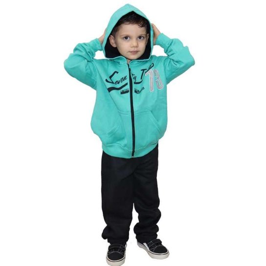 Agasalho infantil menino com capuz Passagem Secreta