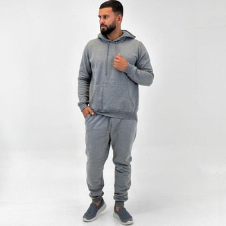 Agasalho Malwee Moletom Blusa Canguru com Calça Jogging Masculino