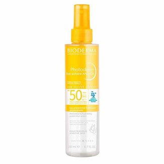 Água Solar Bifásica Bioderma Photoderm Eau Solaire Anti-Ox com FPS50 Para Corpo, Rosto e Cabelos 200