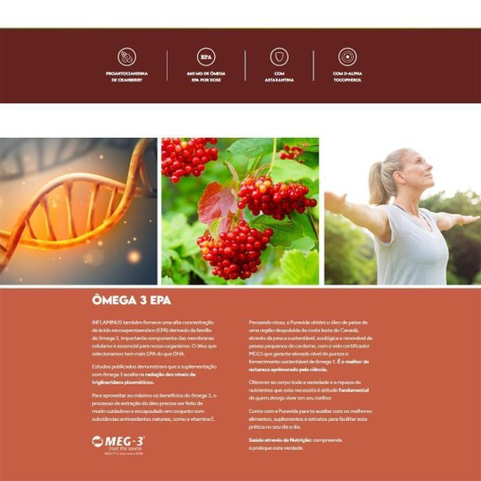 Alpha Inflaminus Antioxidante, 60 capsulas, Puravida