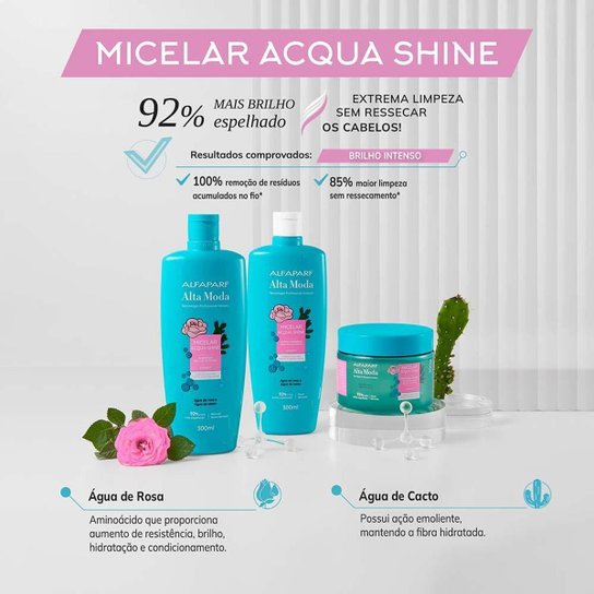 Alta Moda Micelar Acqua Shine Shampoo 300ml