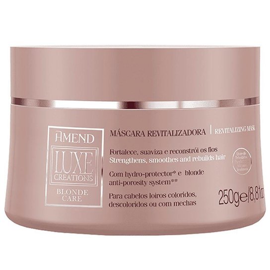 Amend Luxe Creations Blonde Care Máscara 250g