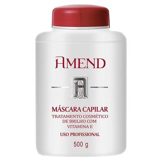 Amend Tratamento de Brilho com Vitamina E Máscara Capilar 500g