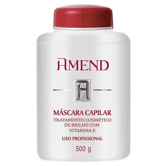 Amend Tratamento de Brilho com Vitamina E Máscara Capilar 500g