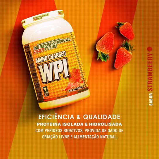 Amino Charged WPI – Proteína Isolada e Hidrolisada 907g – International Protein