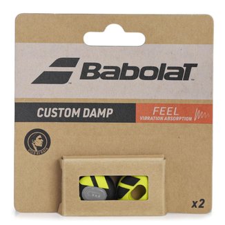 Antivibrador Babolat Custom Damp Com 2 Unidades Preto e Amarelo