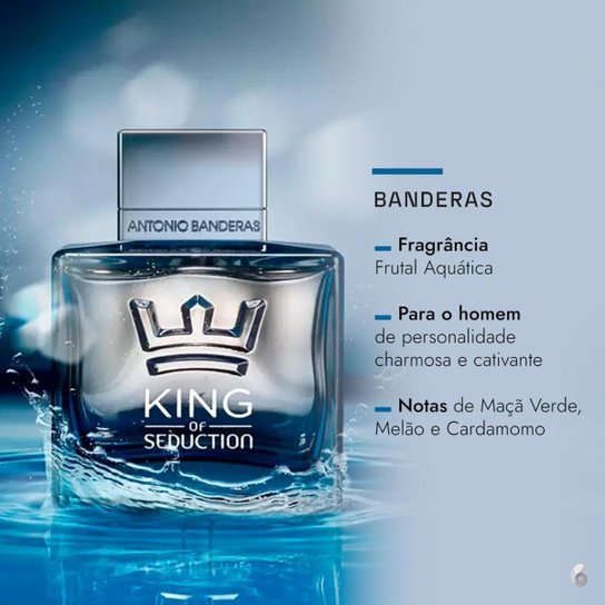 Antonio Banderas King of Seduction Masculino EDT 100ml BLZ