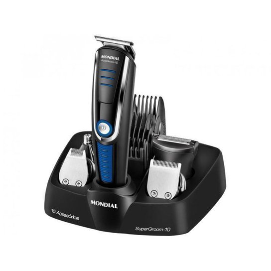 Aparador de Pelos Mondial Super Groom 10 em 1