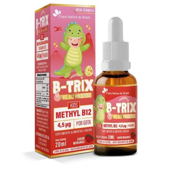 B-TRIX Vitamina B12 Kids em Gotas 20ml Flora Nativa